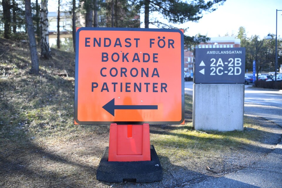 Besök som inte har haft med corona att göra har minskat kraftigt.