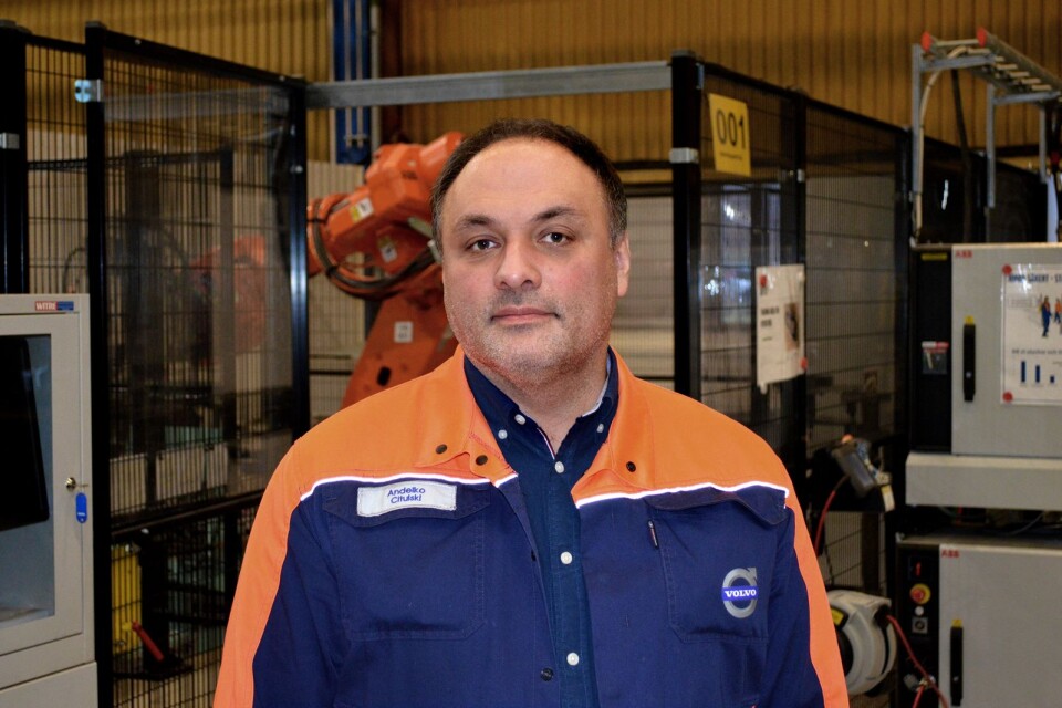 Andelko Cituljski, kommunikationschef på Volvo i Olofström.
