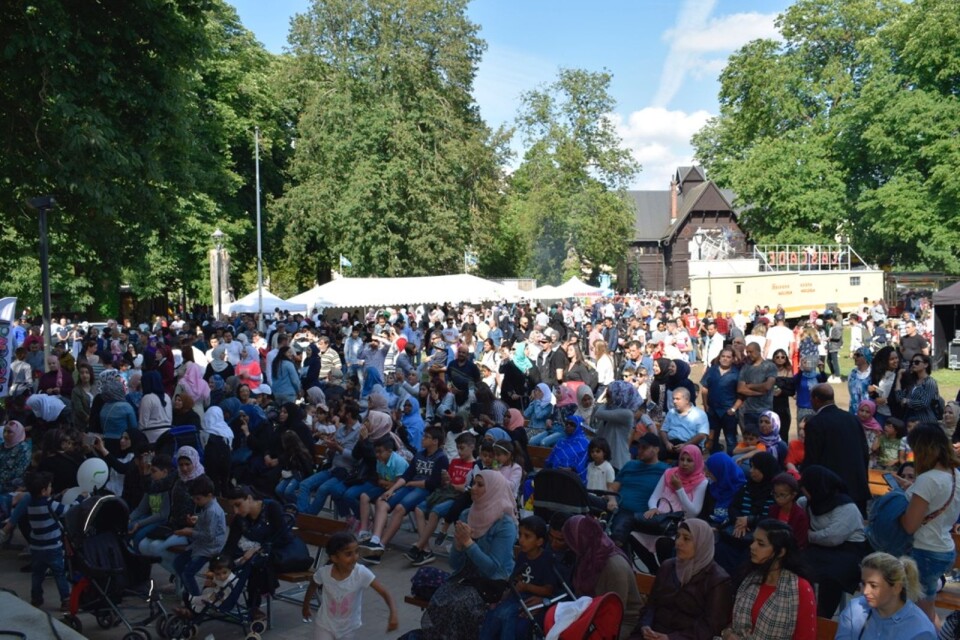Eidfestivalen arrangeras för femte året. Förra året kom det 2 000–3 000 personer till  Tivoliparken.