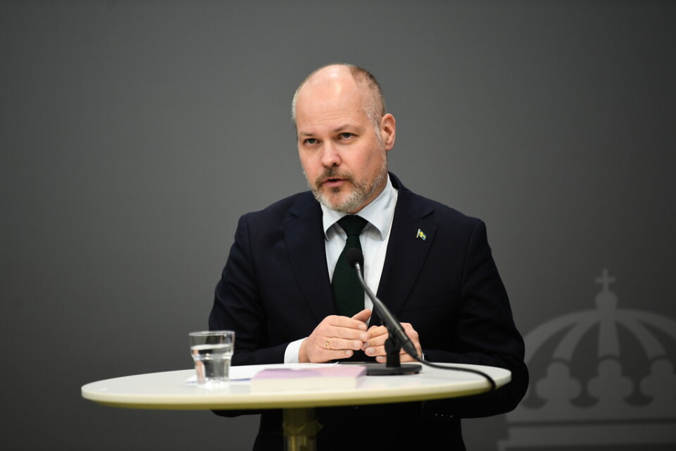 Justitie- och migrationsminister Morgan Johansson (S). Arkivbild.