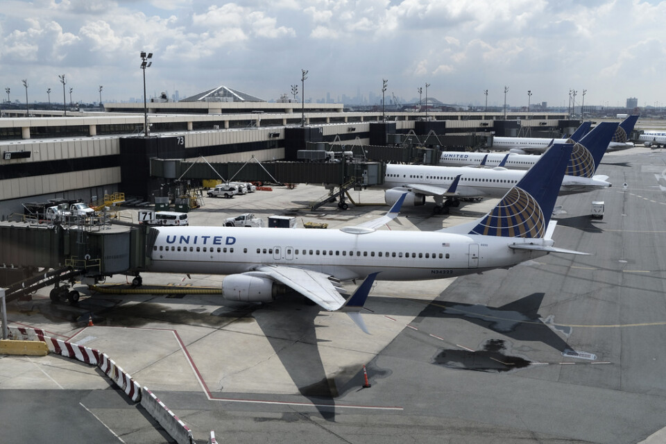 Trafiken blir snart mer intensiv vid Newarks internationella flygplats i New Jersey i USA. Arkivbild.