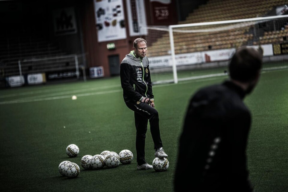Magnus Haglund vill se att Elfsborg lyckas få upp en högre lägstanivå i sitt spel. Foto: Axel Noren
