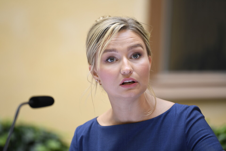 Vice statsminister Ebba Busch (KD) säger att regeringen kan dra in biståndet till Turkiet om inte gängledaren "Kurdiska räven" lämnas ut till Sverige. Arkivbild.