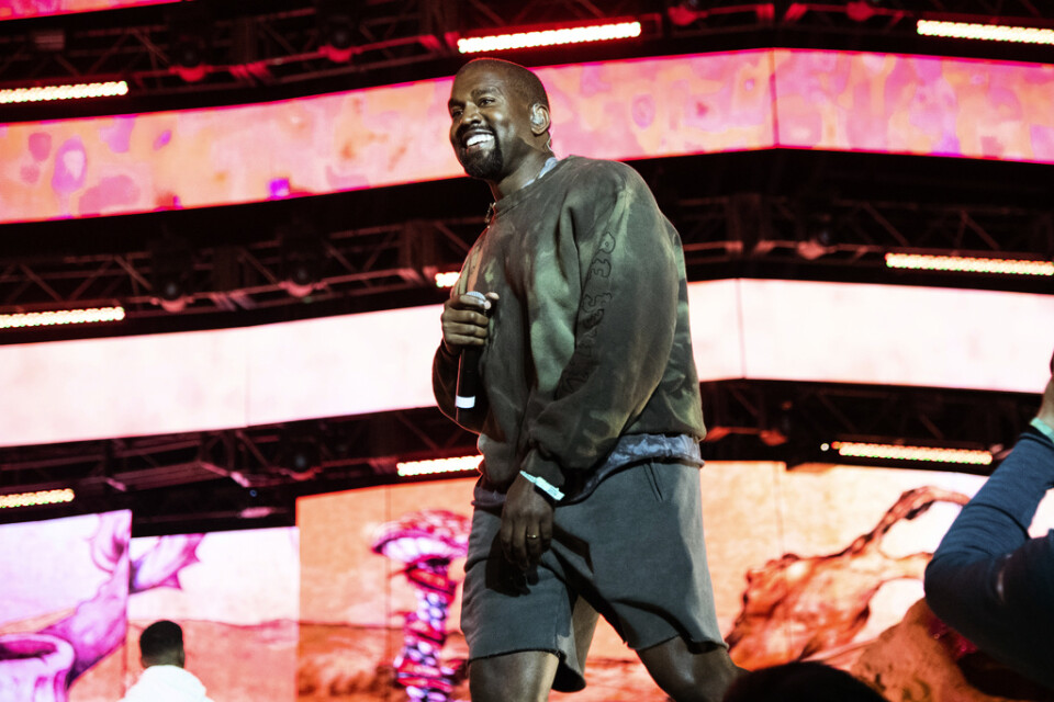 Kanye West är den bäst betalda hiphopartisten i världen, enligt Forbes. Arkivbild.