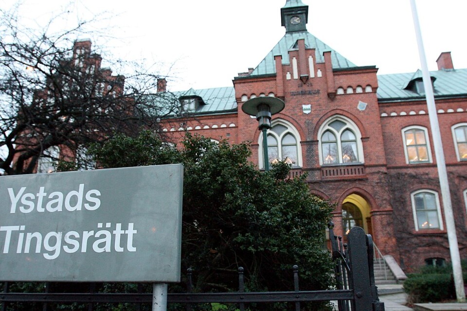 Politikern häktades vid tingsrätten i Ystad i helgen.