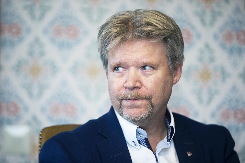 Kommunstyrelsens ordförande Roland Karlsson.