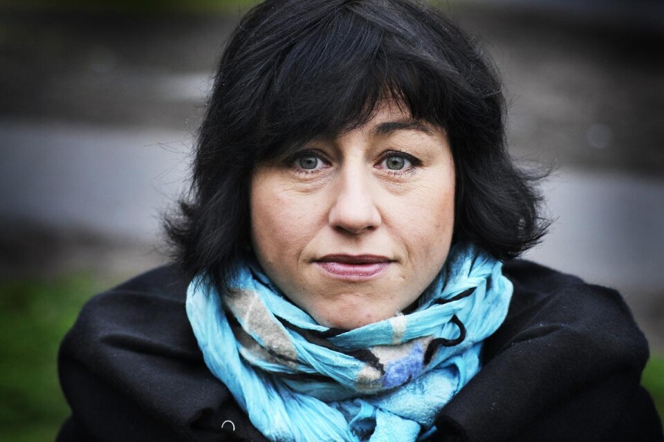 Hanne Kjöller, författare och ledarskribent på Dagens Nyheter. Foto: Yvonne Åsell / SvD / TT