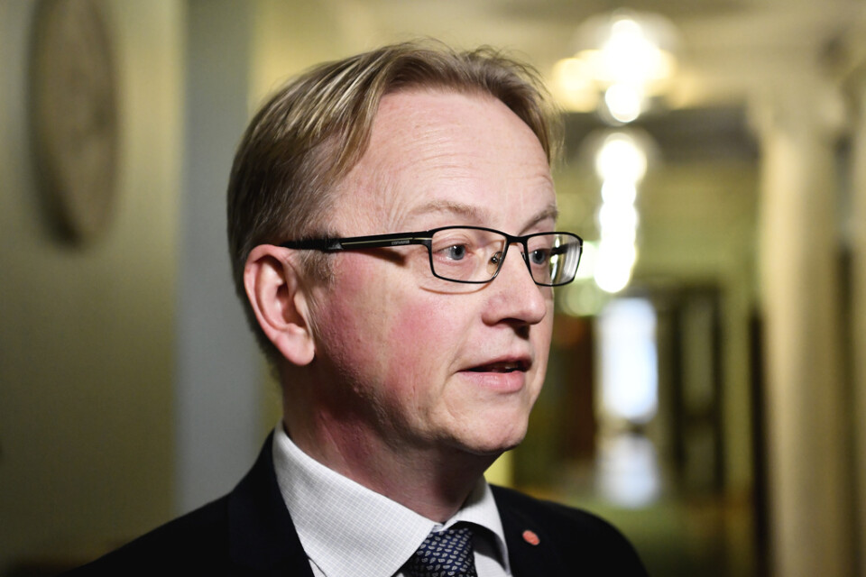 Finansutskottets ordförande Fredrik Olovsson (S).