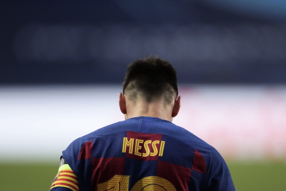 Lionel Messi kan vara på väg bort från Barcelona. Arkivbild.