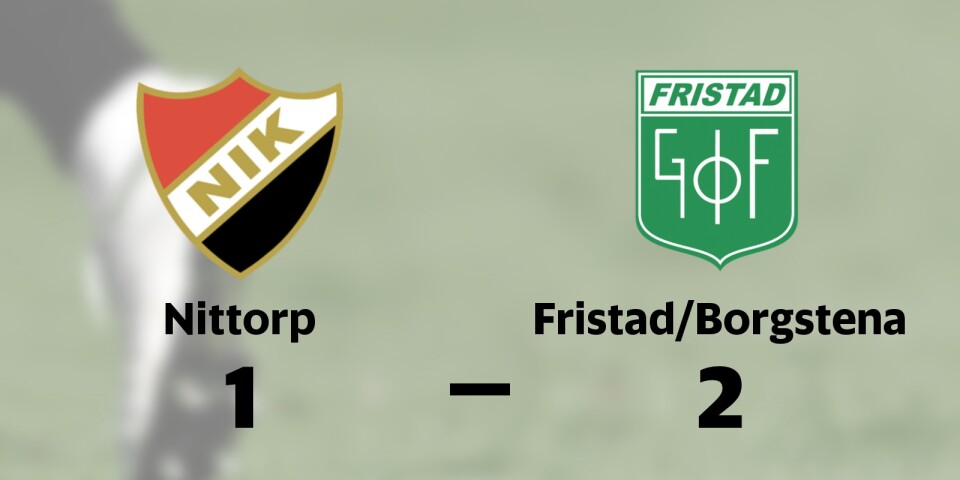 Fristad/Borgstena slog Nittorp borta