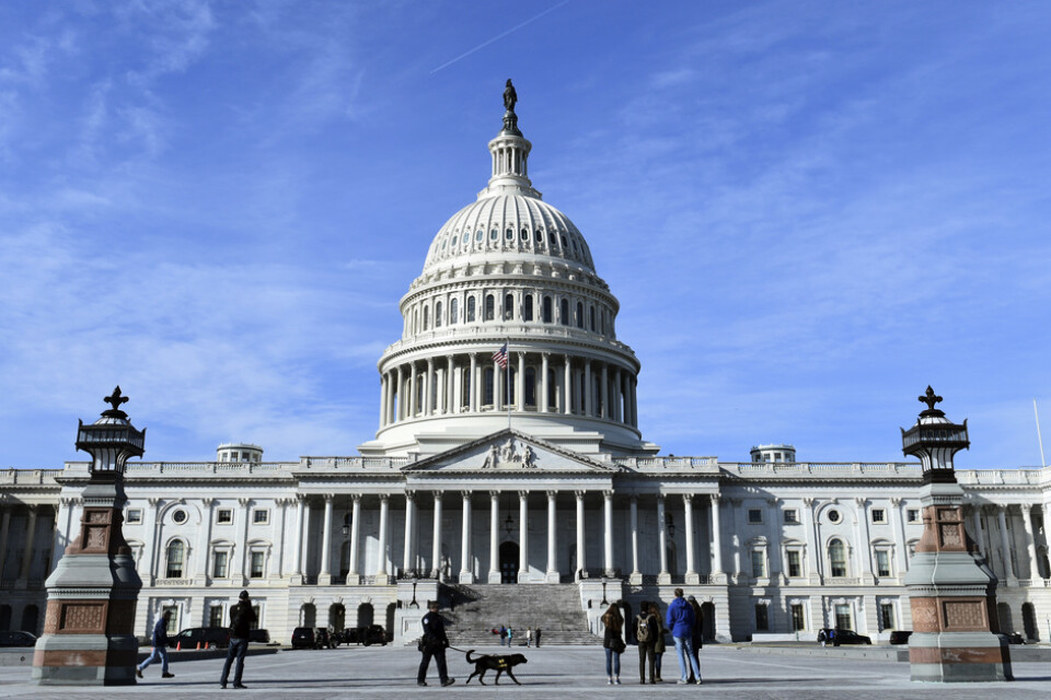 Kapitolium i Washington DC, där den amerikanska kongressen har sitt säte.